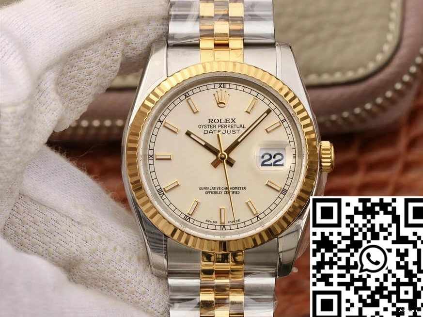 AR Factory Datejust 116233 635 Unique Yellow Gold 36MM Rolex 0805